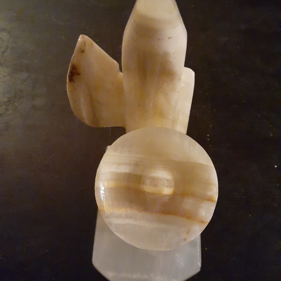 GORGEOUS Onyx 5" Saguaro Cactus Desk Decor. - Picture 1 of 5